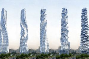 Each apartment of the Dynamic Tower, planned for Dubai, would be able to rotate independently.