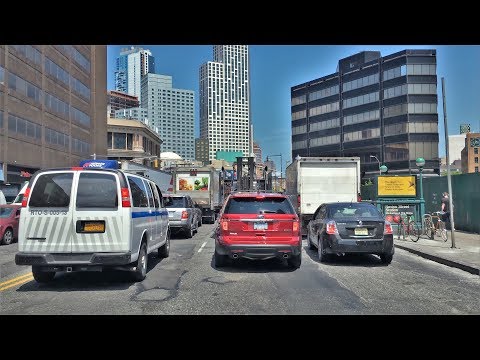 Driving Downtown - Brooklyn New York City NY USA