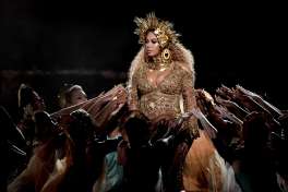 LOS ANGELES, CA - FEBRUARY 12:  Recording artist Beyonce performs onstage during The 59th GRAMMY Awards at STAPLES Center on February 12, 2017 in Los Angeles, California.  (Photo by Kevin Winter/Getty Images for NARAS)