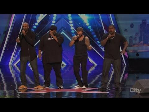 America's Got Talent 2016 Linkin' Bridge Not Your Dad's Barbershop Quartet Full Audition Clip S11E01