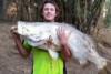 a man holding a giant fish