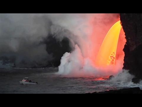 Lava Pours Steadily From Hawaii's Kilauea Volcano