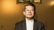 SMH.  Portrait of the new Bishop of Parramatta Vincent Long Van Nguyen he was a boat person.  Photographed at the Mary ...