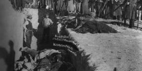 Mass grave after the Wounded Knee massacre