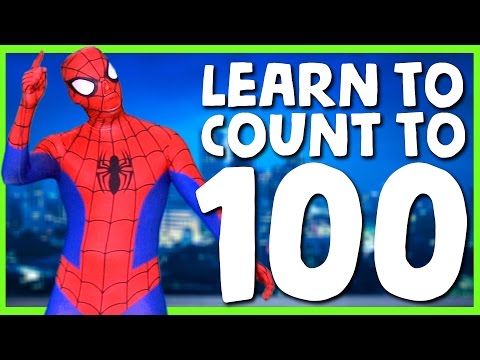 🕷 Count To 100 With Spiderman ☝🏻 Kids Superhero Sing Along Songs, Let's Get Fit Count to 100 Song