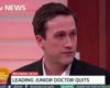 Watch: Doctor resigns live on TV, as mass resignations threatened ahead of 48-hour strike (VIDEO)