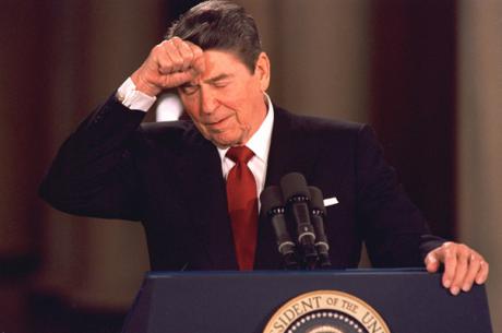 Reagan in the wake of the revelations