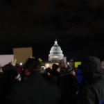 Protestors near Capitol, January 2017.