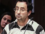 FILE - In this Friday, Feb. 17, 2017, file photo, Dr. Larry Nassar listens to testimony of a witness during a preliminary hearing, in Lansing, Mich. The former sports doctor at Michigan State University who specialized in treating gymnasts has been charged with sexual assault. Dr. Nassar was charged Wednesday, Feb. 22,  in two Michigan counties. Online records show he's facing nine charges in Ingham county, including first-degree criminal sexual conduct against a victim under age 13. Nassar had a clinic at Michigan State, where he treated members of the gymnastics team and younger regional gymnasts. (Robert Killips/Lansing State Journal via AP, File)