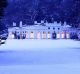 Luggala, Ireland, surrounded by snow.