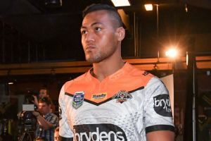 Centre of attention: West Tigers' Tim Simona is being investigated.