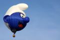 This Smurf balloon from Belgium will make its Australian debut at the Canberra Balloon Spectacular.