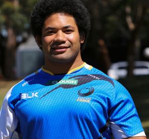 A force to be reckoned with: Tatafu Polota Nau in his new colours.