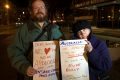 Americans apologising at the Australian embassy in Washington DC