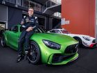 AMG's latest weapon, the GT R, is now the quickest production car to lap Mount Panorama. Ideal advertising before the $349,000 supercar goes on sale in July