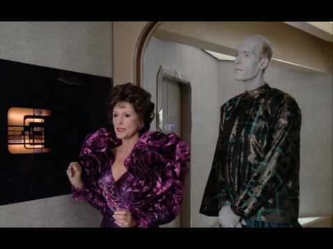 Majel Barrett talks to herself