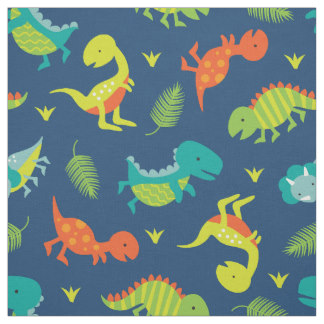 Cute Dinosaur Baby Nursery Fabric