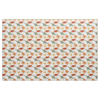 Cute Dinosaur Print Fabric