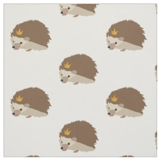 Hedgehog Print Fabric