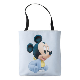 Baby Mickey | Blue Pajamas Tote Bag