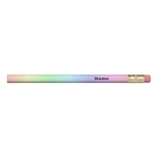 Pastel Rainbow Gradient Pencil