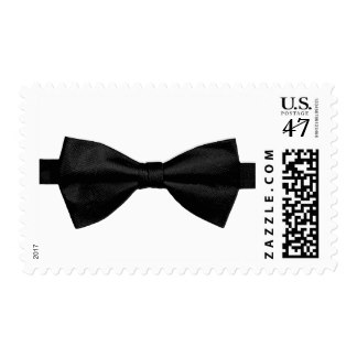 BLack Formal Event Bow Tie RSVP Postage