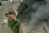 A large fire breaks out at a waste recycling centre at Chullora in Sydney.