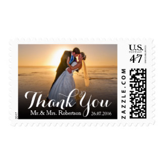 Thank You Note | Simple Wedding Photo Postage