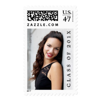 Vertical Photo Graduation Postage Stamps