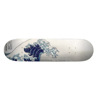 PixDezines Vintage, Great Wave, Hokusai 葛飾北斎?神?川沖浪 Skateboard