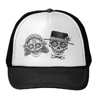 Los Novios - Dia de los Muertos Hat Gorras