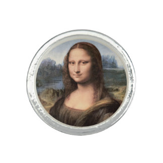 Retrato/pintura de Mona Lisa Anillo