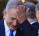 Israeli Prime Minister Benjamin Netanyahu and Prime Minister Malcolm Turnbull arrive for a meeting at Kirribilli. 