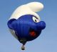 This Smurf balloon from Belgium will make its Australian debut at the Canberra Balloon Spectacular.