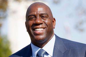 Los Angeles Lakers legend Magic Johnson.