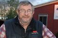 PIC MARTIN JONES SPORT /FITZ 030415 
 Trainer, Keith Dyyden, with 'Into the Night' at his Canberra stables.  Trainer, ...