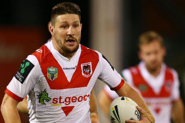 Gareth Widdop of the Dragons wants to bounce back from a disappointing 2016 season.