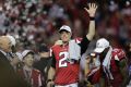 MVP: Matt Ryan claimed the NFL's highest individual honour one day before the Super Bowl.