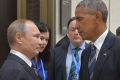 Vladimir Putin and Barack Obama face-to-face at the at G20 in September.