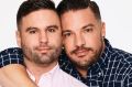 Chris and Grant, the gay couple on Seven's reality series <i>Bride & Prejudice</I>.