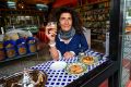 Restaurateur Hana Assafiri at her Moroccan Deli-cacy cafe in Brunswick. 