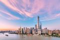 Shanghai Tower dominates the skyline.