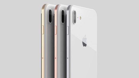 This render shows the same hypothetical phone in various colours.