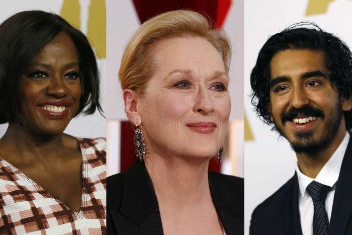 From left: Viola Davis, Meryl Streep, Dev Patel and Ryan Gosling are all nominated for a 2017 Academy Award.