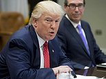 US President Donald Trump speaks during a meeting about the federal budget in the Roosevelt Room at the White House on February 22, 2017