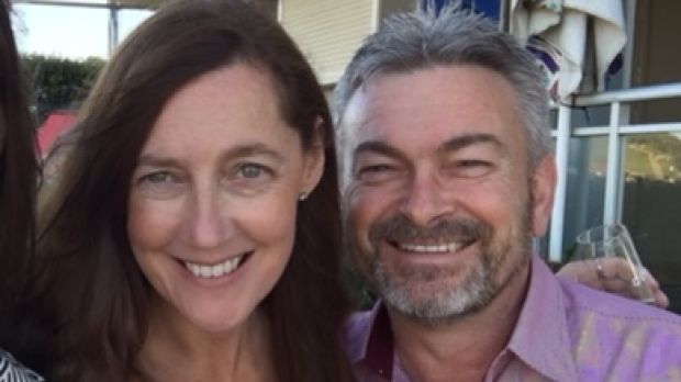 Karen Ristevski with her husband Borce.