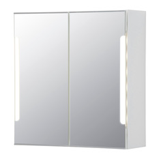 STORJORM Mirror cab 2 door/built-in lighting - Bathroom Cabinets