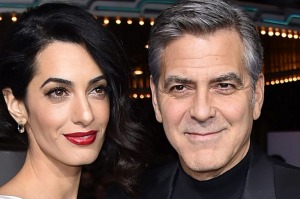 Amal and George Clooney.