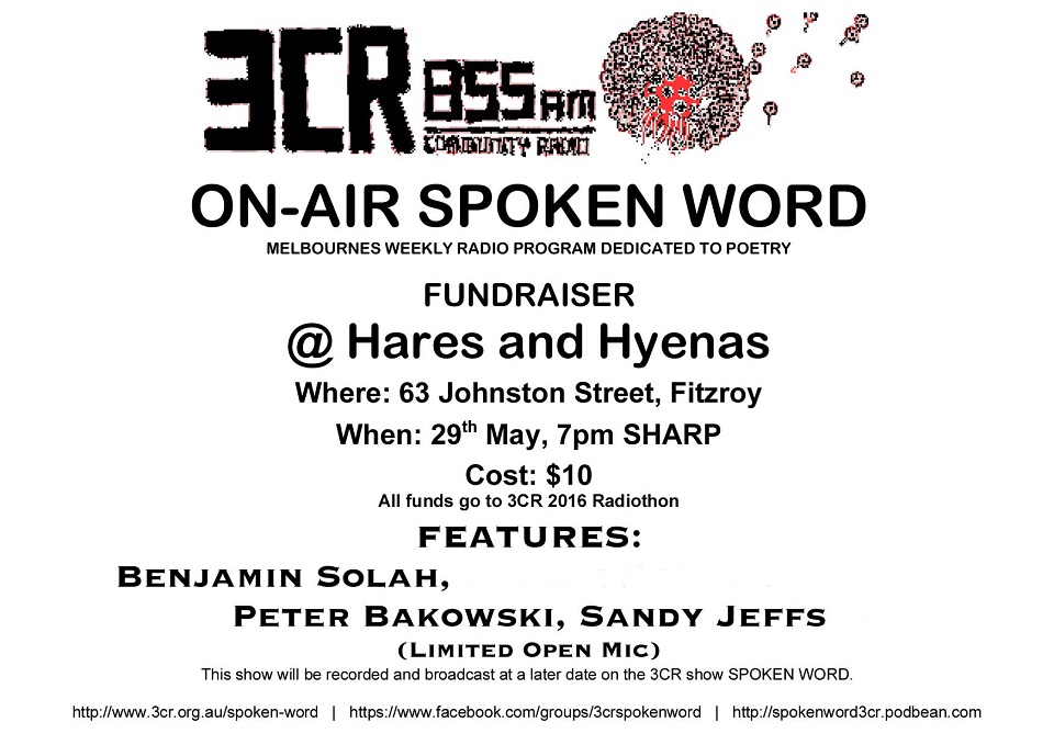 Spoken Word fundraiser 2016