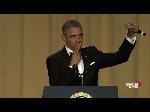 "Obama out:" President Barack Obama's hilarious final White House correspondents' dinner speech